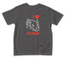 toddlers LOVE linda vista park, a Charcoal Toddler Tee