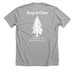 Groomsmen shirt&nbsp;, a Athletic Heather Premium Unisex Tee (back-view)