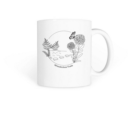 Stepping Stones Mug, a White Coffee Mug