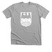 White Donauschwaben Crest, a Athletic Heather Premium Unisex Tee