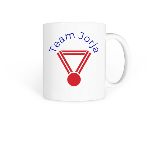 Team Jorja, a White Coffee Mug