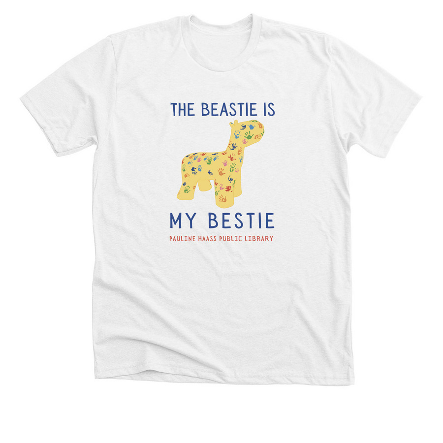 Beastie Is My Bestie Shirt, a Solid White Blend Premium Unisex Tee