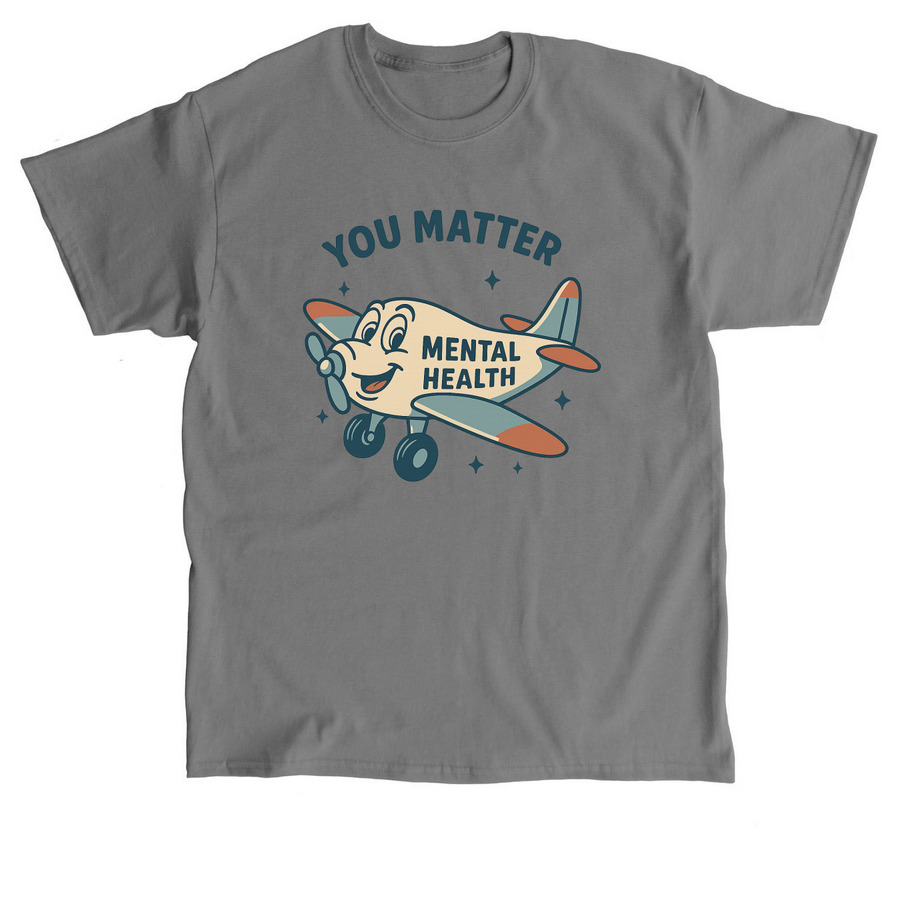 mental health, a Charcoal Classic Unisex Tee