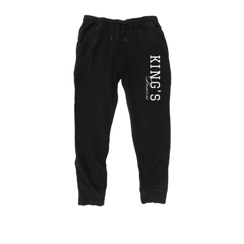 KD Pants, a Black Midweight Fleece Joggers