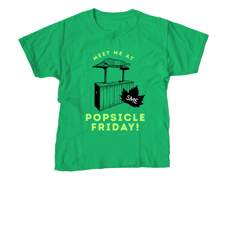 Popsicle Fridays, a Irish Green Youth Unisex Tee