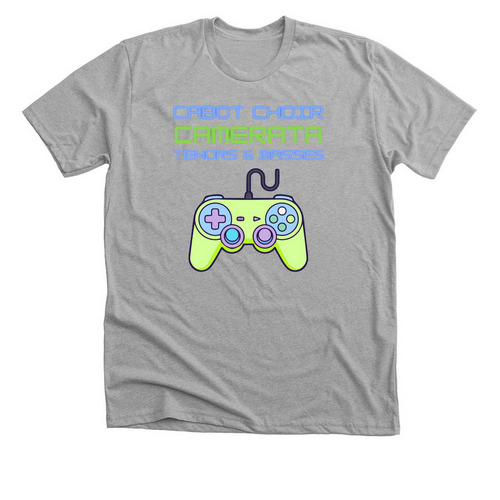 Camerata Video Game Tee, a Athletic Heather Premium Unisex Tee