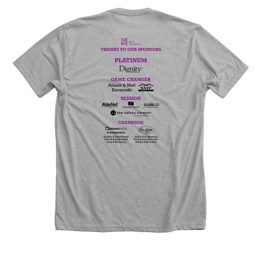 2026 SATB2 Family Conference, a Athletic Heather Premium Unisex Tee (back-view)