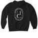 Uncommon Collective Logo Sweatshirts (Dark), a Black Gildan Softstyle Pullover Hoodie (back-view)