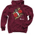 Cool Cats - Multicolor Apparel, a Maroon Pullover Hoodie