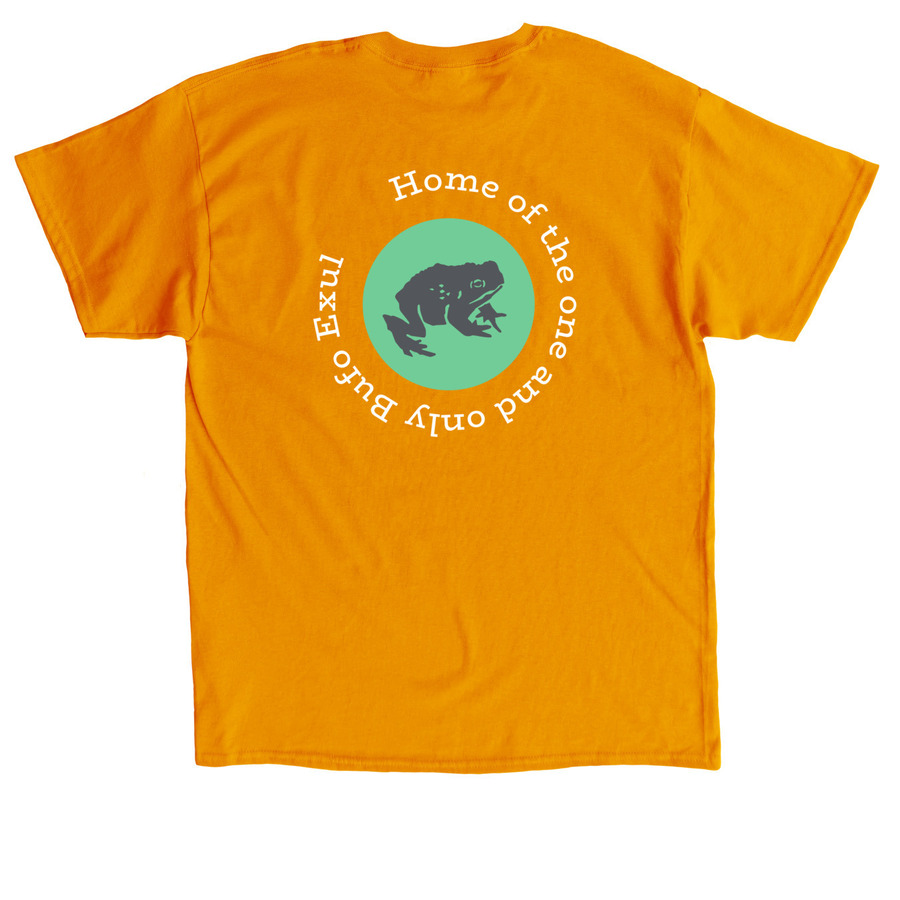 Toad Shirt, a Gold Classic Unisex Tee (back-view)