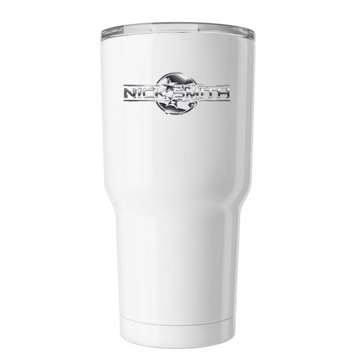 Travel Tumbler, a White Insulated Tumbler