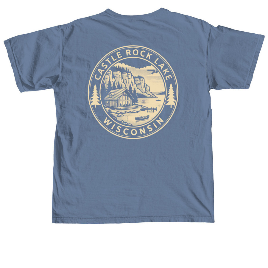 Rosandtrip Shirts, a Blue Jean Comfort Colors Unisex Tee (back-view)