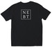 NEBT Unisex Design - Black, a Black Softstyle Cotton Tee (back-view)