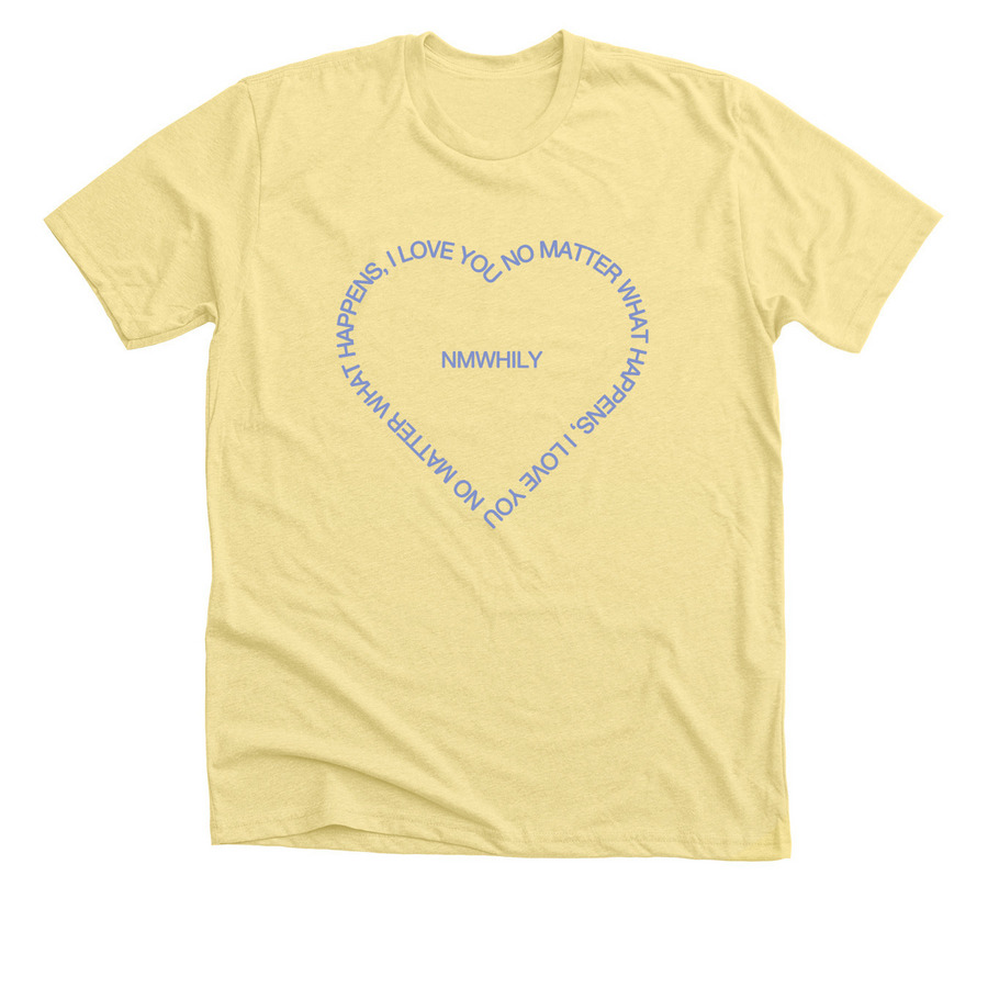 Love You Bud, a Heather Yellow Gold Premium Unisex Tee
