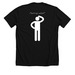 I beg your finest pardon? F?ing what?, a Solid Black Blend Premium Unisex Tee (back-view)