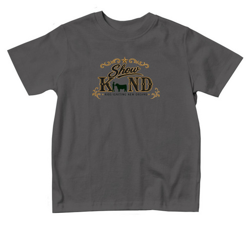 Show Kind, a Charcoal Toddler Tee