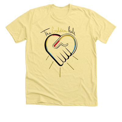 The Golden Rule&nbsp;, a Heather Yellow Gold Premium Unisex Tee