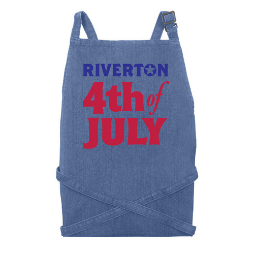 Apron Options, a Denim Blue Recycled Denim Bib Apron