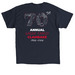 Gagne Family 70th Clambake, a Navy Classic Unisex Tee (back-view)