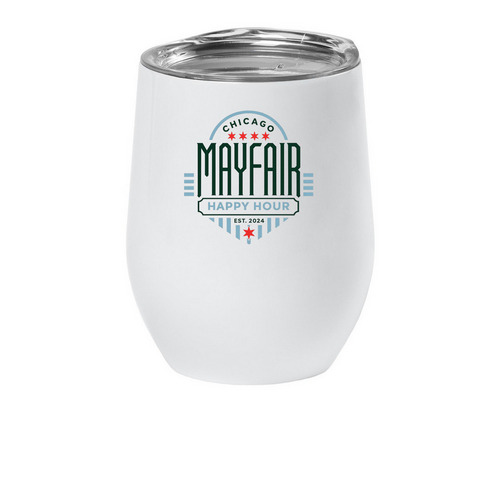 MHH Wine, a White Insulated Wine Cup