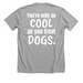 Only as Cool as You Treat Dogs Tee, a Athletic Heather Premium Unisex Tee (back-view)