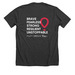 Brave and Unstoppable, a Dark Grey Heather Premium Unisex Tee (back-view)