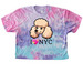 I ? NYC, a Cotton Candy Women's Tie Dye Cropped Tee