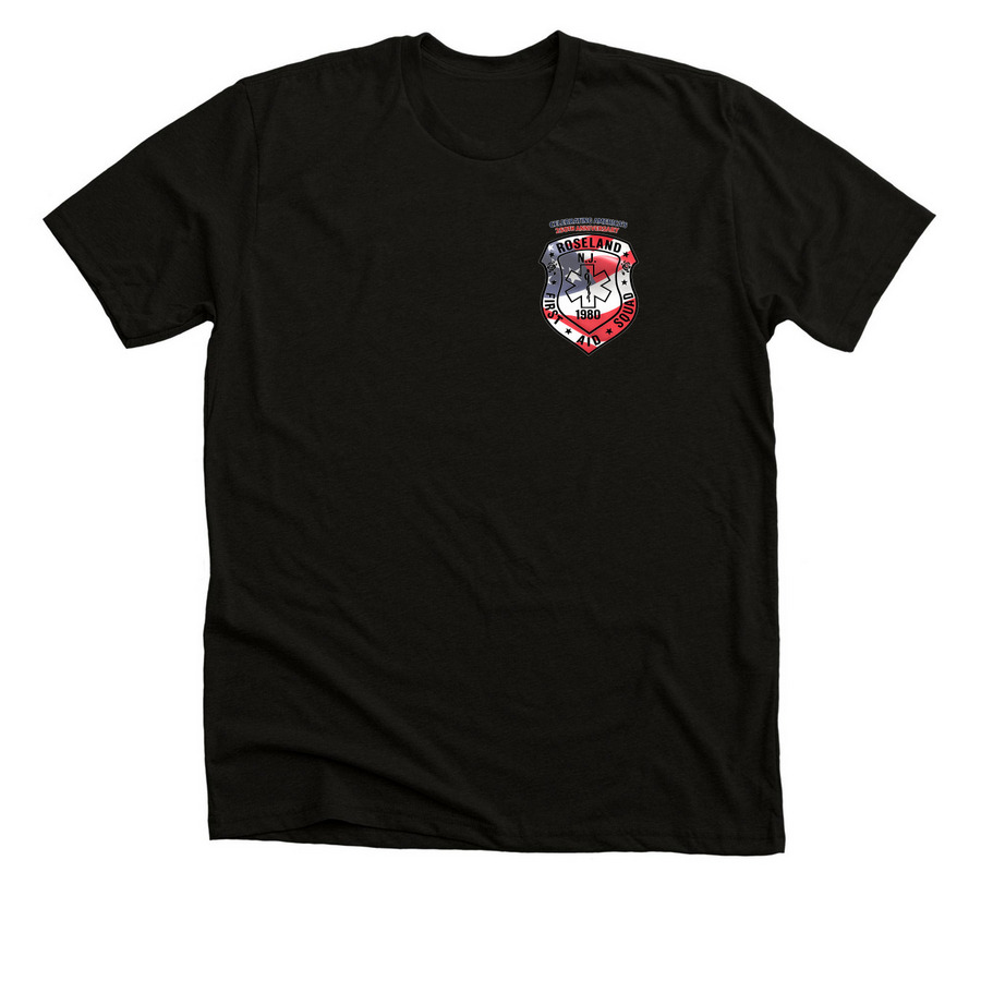 America - Celebrating 250 Years, a Solid Black Blend Premium Unisex Tee