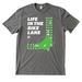 Life in the Bike Lane, a Ash Grey Allmade Heavyweight Recycled Cotton Tee