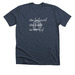 She Believed, a Heather Midnight Navy Premium Unisex Tee