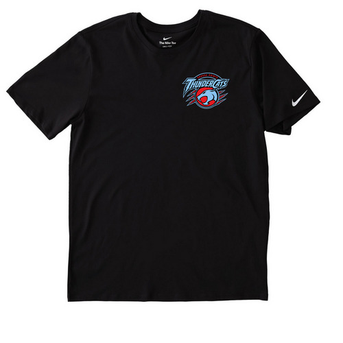 GP ThunderCats, a Black Nike Dri-FIT Jersey Blend Performance Tee
