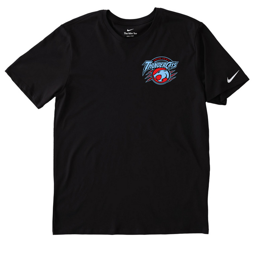 GP ThunderCats, a Black Nike Dri-FIT Jersey Blend Performance Tee