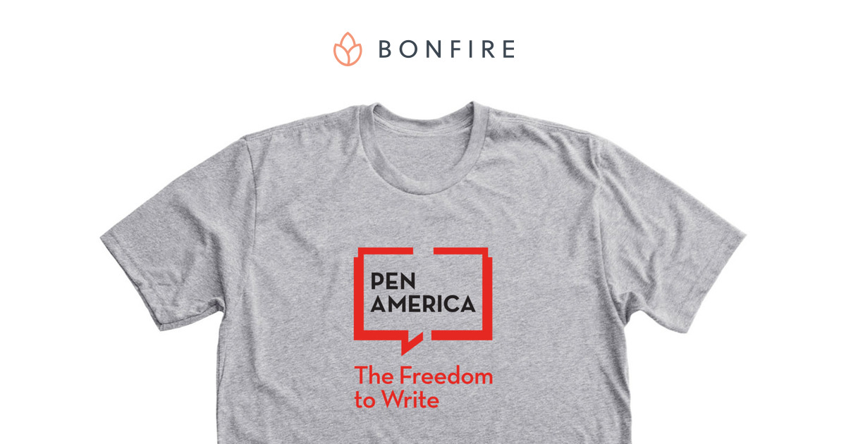 Support the freedom to write. Get a shirt. | Bonfire