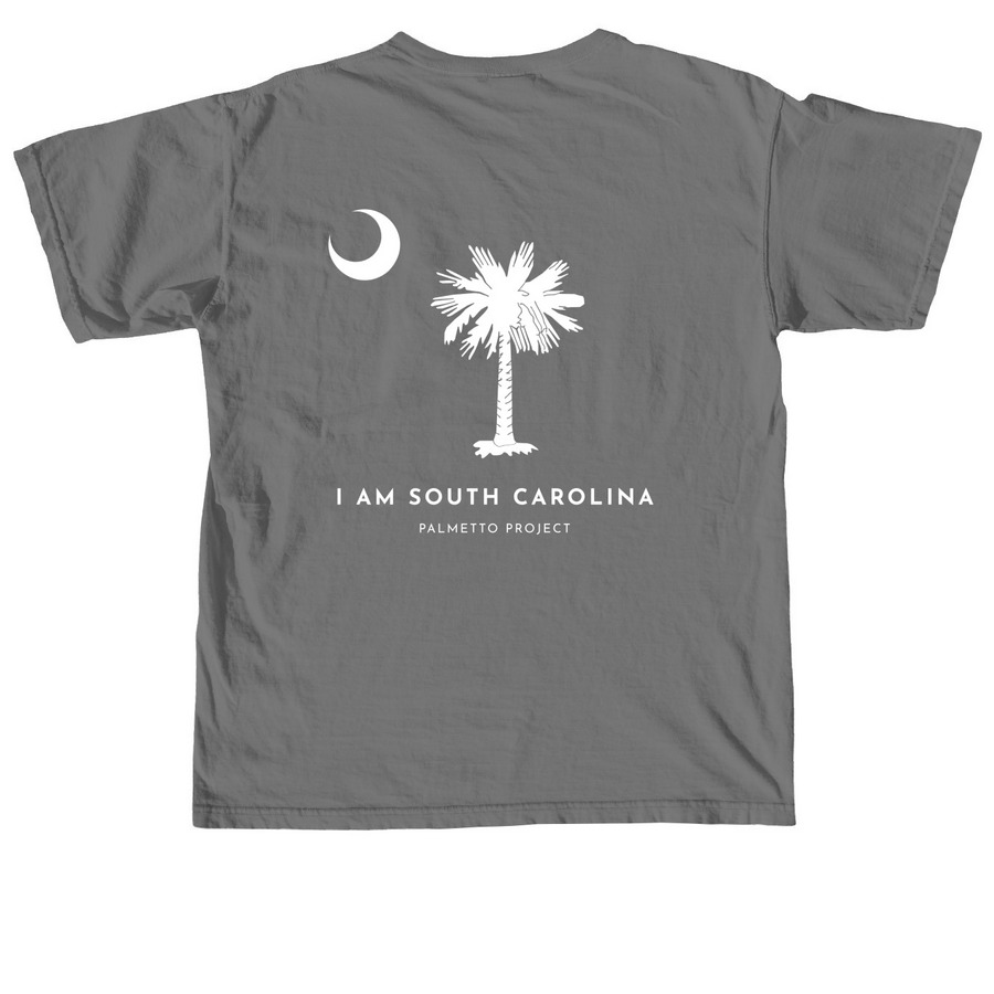 "We Are South Carolina" - Shirts, a Grey Comfort Colors Unisex Tee (back-view)
