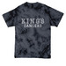 KD Tee, a Black Crystal Tie Dye Tee