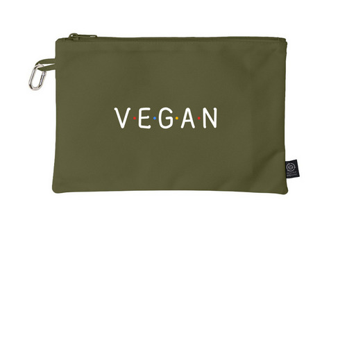 Vegan Friends Pouch, a Olive Grove Go-Go Pouch