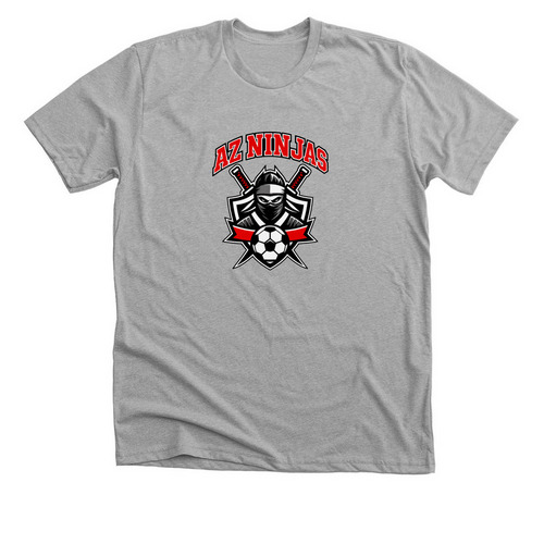 AZ Ninjas Graphic Tee&nbsp;, a Athletic Heather Premium Unisex Tee