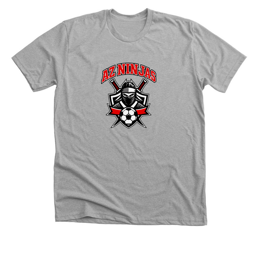 AZ Ninjas Graphic Tee&nbsp;, a Athletic Heather Premium Unisex Tee