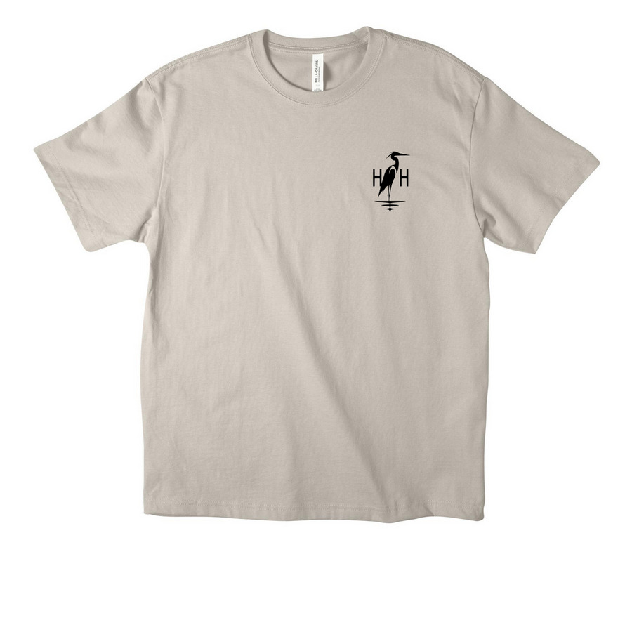 Heron, a Dust Unisex Heavyweight Tee