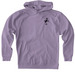 Heron, a Plum Heavyweight Pullover Hoodie