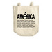 Am?rica Tote, a Natural Over-the-Shoulder Shopping Tote Bag (back-view)