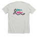 Care About Rare, a Heather Cement Premium Unisex Tee (back-view)