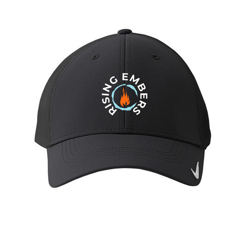 Rising Embers: Hats, a Anthracite Printed Nike Dri-FIT Legacy Performance Cap