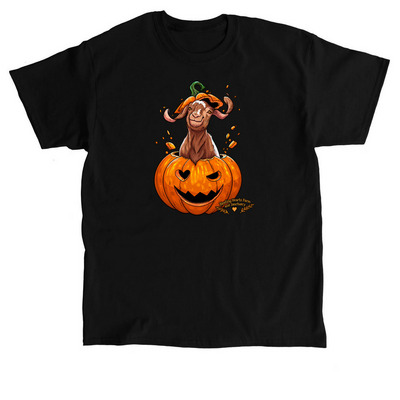 Peanut in a Pumpkin, a Black Classic Unisex Tee