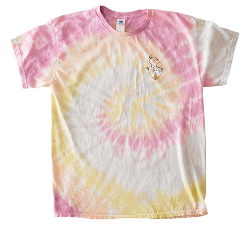 Before Her. After Her. Still Her., a Desert Rose Classic Tie Dye Tee