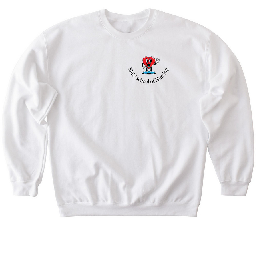 "It's a Great Day to Help Someone", a White Softstyle Crewneck Sweatshirt