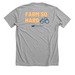Farm So Hard, a Athletic Heather Premium Unisex Tee (back-view)