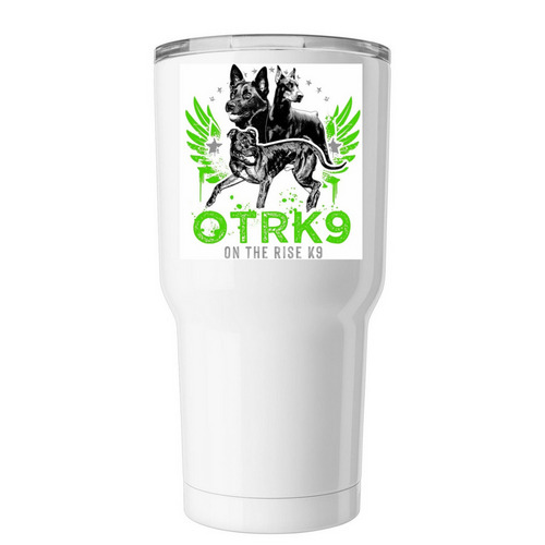 Thermos, a White Insulated Tumbler