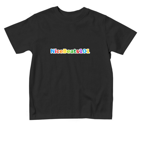 NiceBeats101, a Black Toddler Tee
