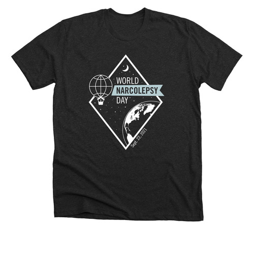 World Narcolepsy Day 2021, a Dark Grey Heather Premium Unisex Tee